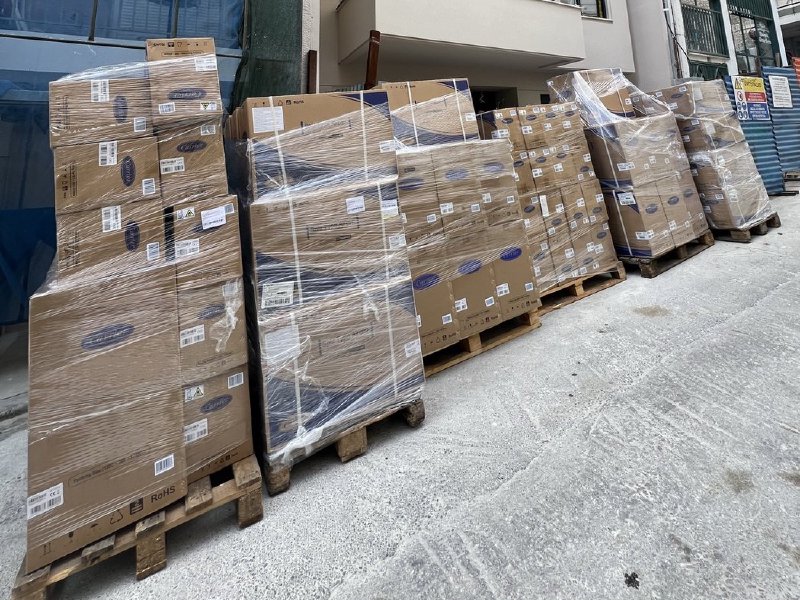 Παραλαβή Εξοπλισμού Carrier σε Μεγάλο Έργο